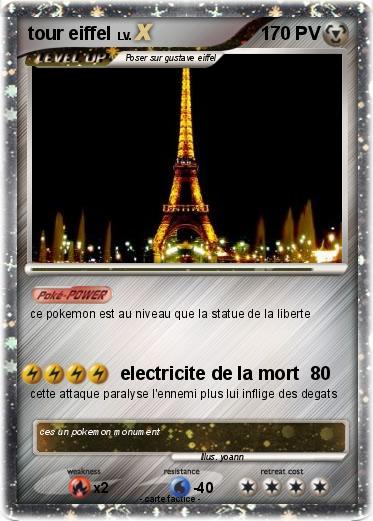 Pokemon tour eiffel