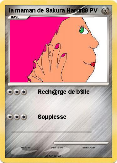 Pokemon la maman de Sakura Haruno