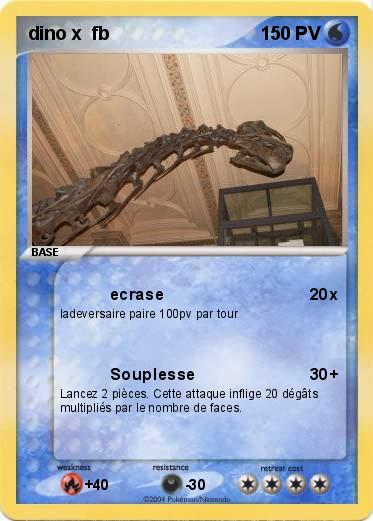 Pokemon dino x  fb