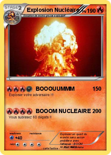 Pokemon Explosion Nucléaire