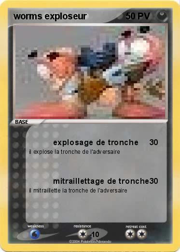 Pokemon worms exploseur