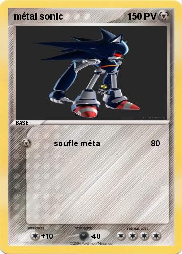 Pokemon métal sonic