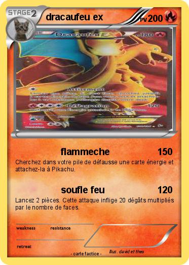 Pokemon dracaufeu ex
