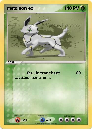 Pokemon metaleon ex