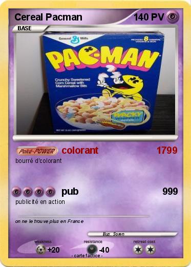Pokemon Cereal Pacman