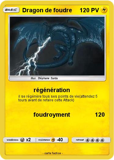 Pokemon Dragon de foudre