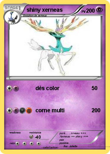 Pokemon shiny xerneas
