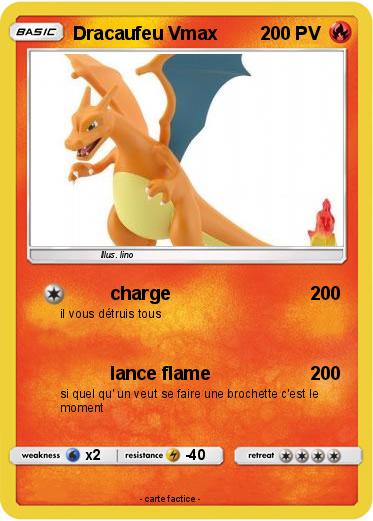 Pokemon Dracaufeu Vmax