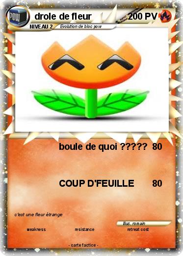 Pokemon drole de fleur