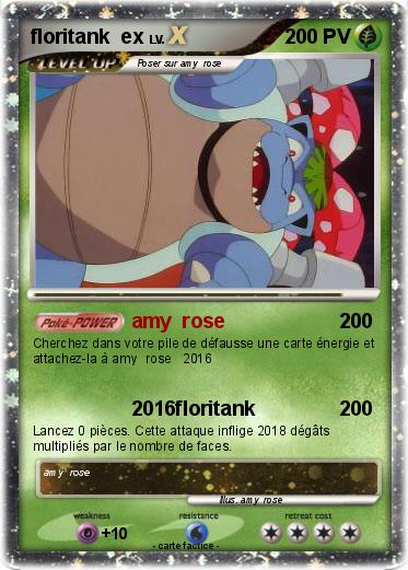 Pokemon floritank  ex