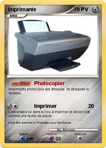 Pokemon Imprimante