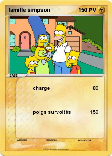 Pokemon famille simpson          