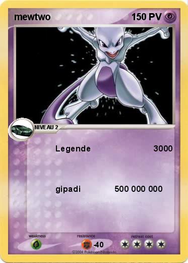 Pokemon mewtwo