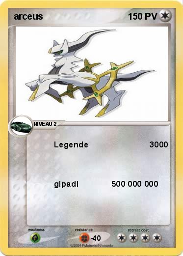 Pokemon arceus