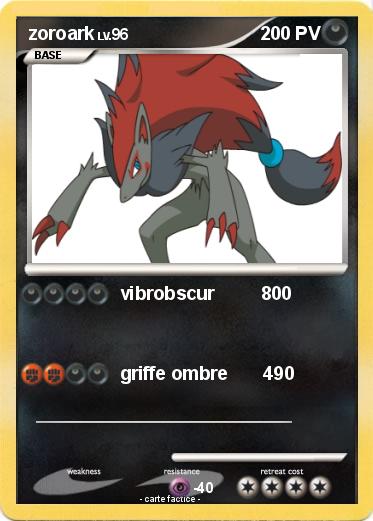 Pokemon zoroark