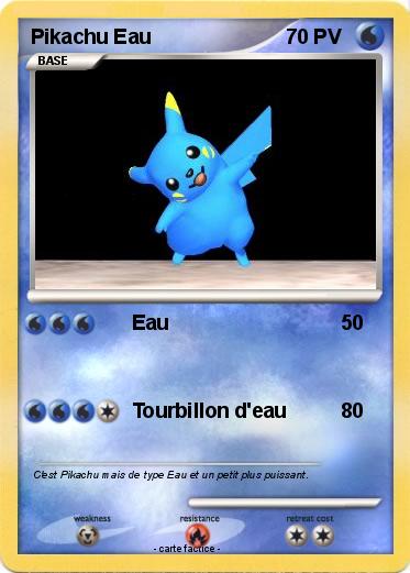 Pokemon Pikachu Eau