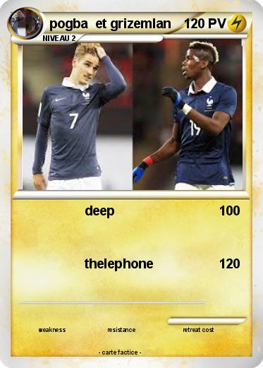 Pokemon pogba  et grizemlan