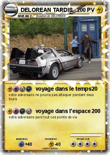 Pokemon DELOREAN TARDIS
