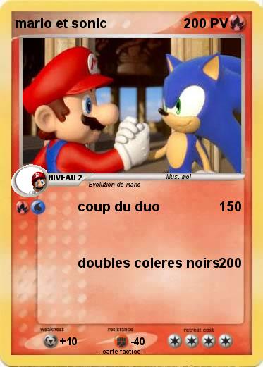 Pokemon mario et sonic