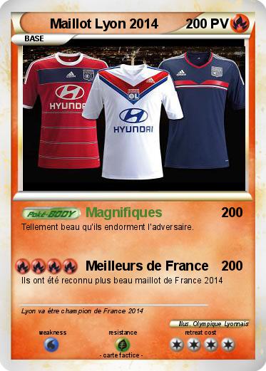 Pokemon Maillot Lyon 2014