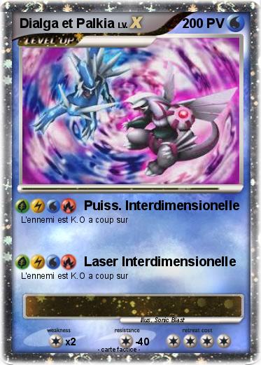 Pokemon Dialga et Palkia