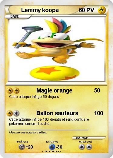 Pokemon Lemmy koopa
