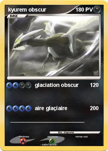 Pokemon kyurem obscur