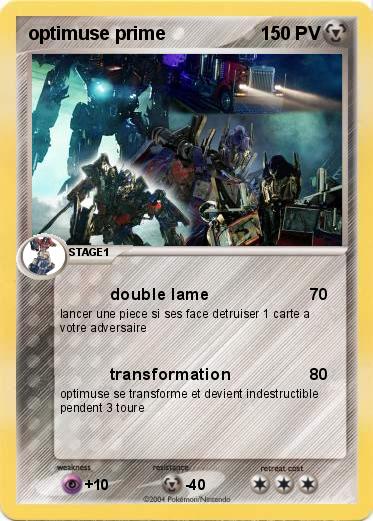 Pokemon optimuse prime