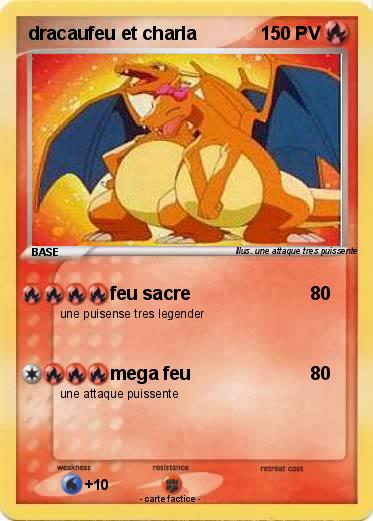 Pokemon dracaufeu et charla