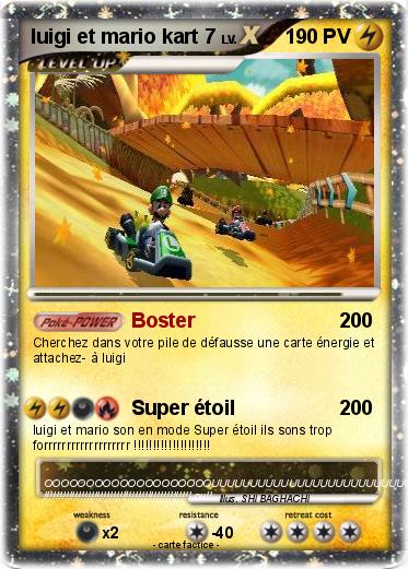 Pokemon luigi et mario kart 7
