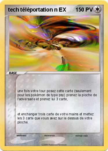 Pokemon tech téléportation n EX