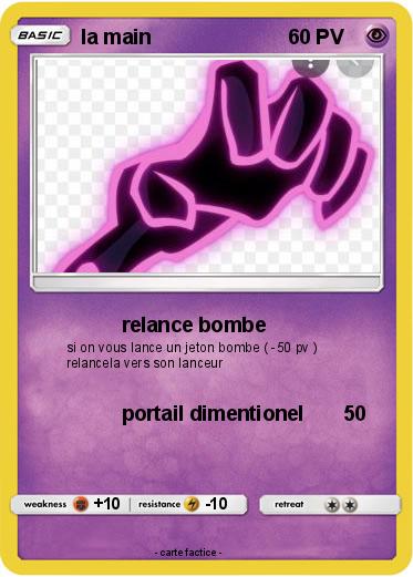 Pokemon la main