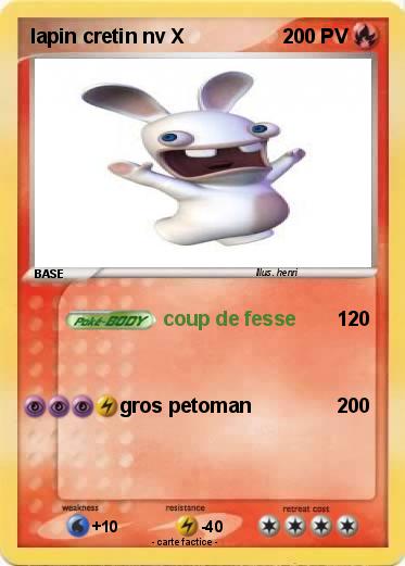 Pokemon lapin cretin nv X