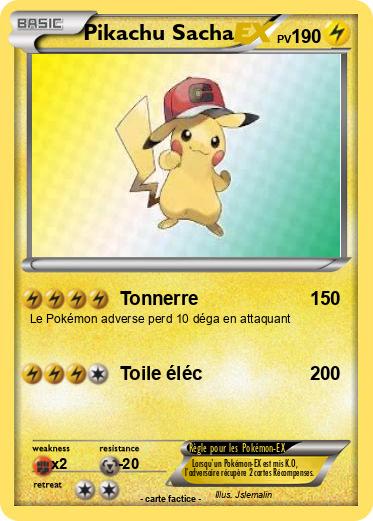 Pokemon Pikachu Sacha