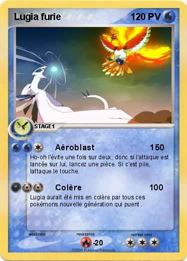 Pokemon Lugia furie