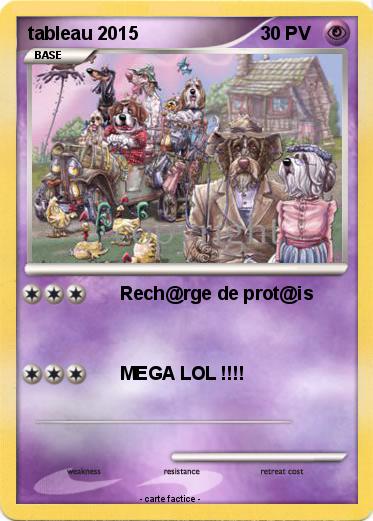 Pokemon tableau 2015
