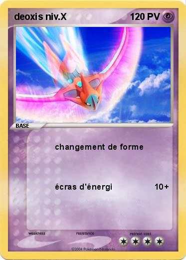 Pokemon deoxis niv.X
