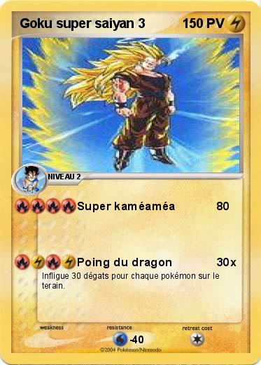 Pokemon Goku super saiyan 3
