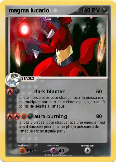 Pokemon magma lucario