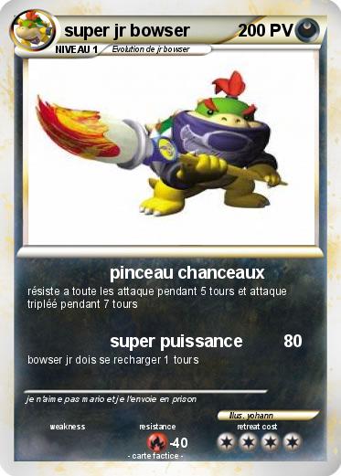Pokemon super jr bowser