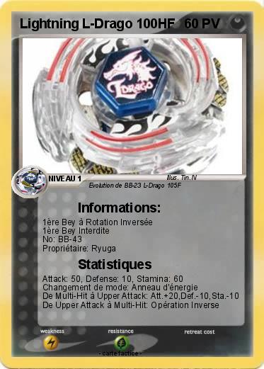 Pokemon Lightning L-Drago 100HF