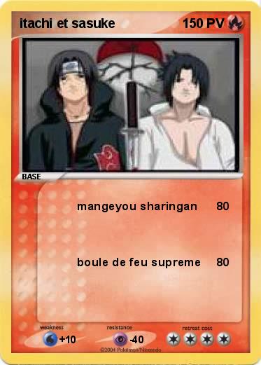 Pokemon itachi et sasuke