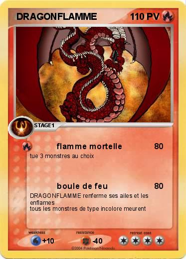 Pokemon  DRAGONFLAMME 