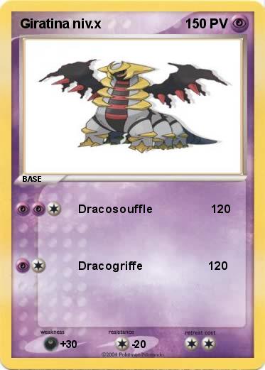 Pokemon Giratina niv.x