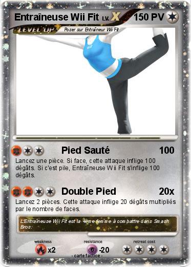 Pokemon Entraîneuse Wii Fit