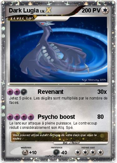 Pokemon Dark Lugia