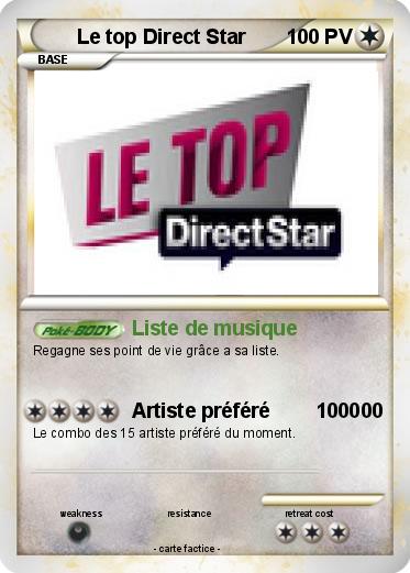 Pokemon Le top Direct Star