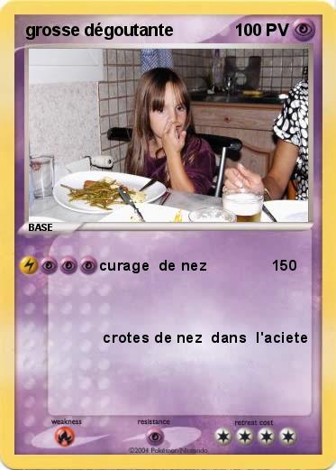 Pokemon grosse dégoutante