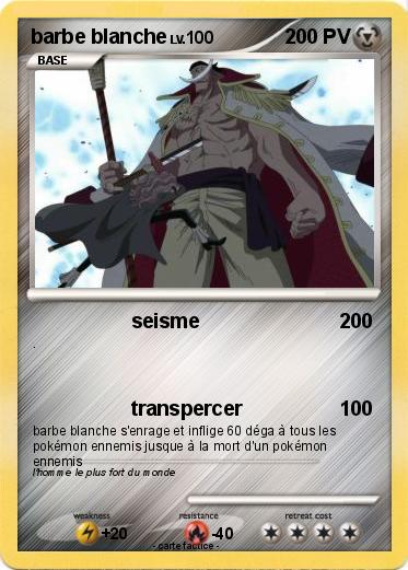 Pokemon barbe blanche