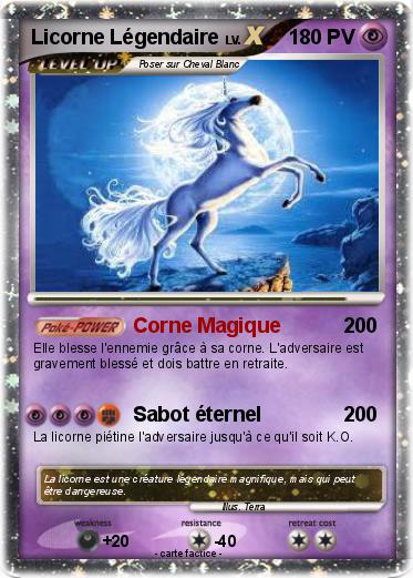 Pokemon Licorne Légendaire